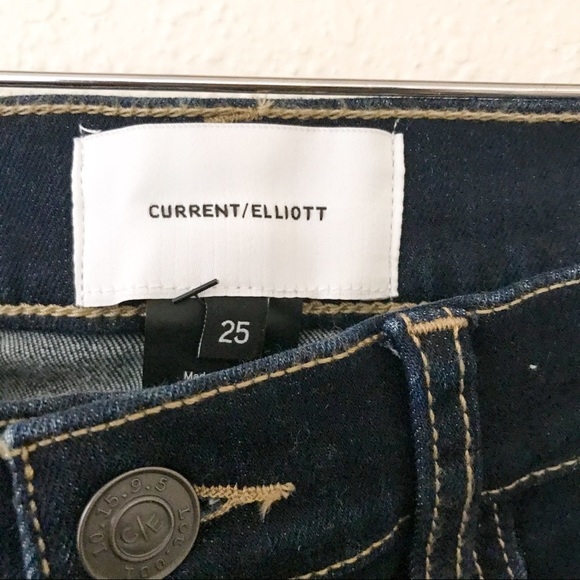 Current Elliot High Stiletto Waist Jeans (25) - Picture 6 of 12